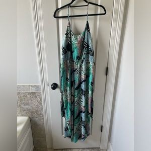 Spaghetti strap jumpsuit. EUC, size large. Worn once.